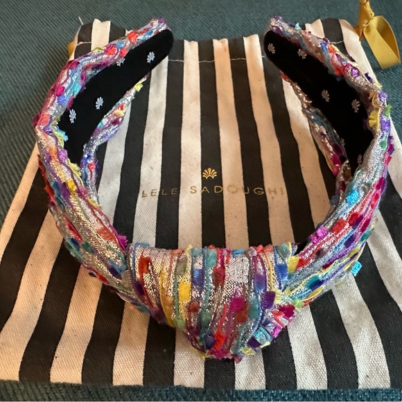 Lele Sadoughi silver confetti headband - Picture 1 of 3